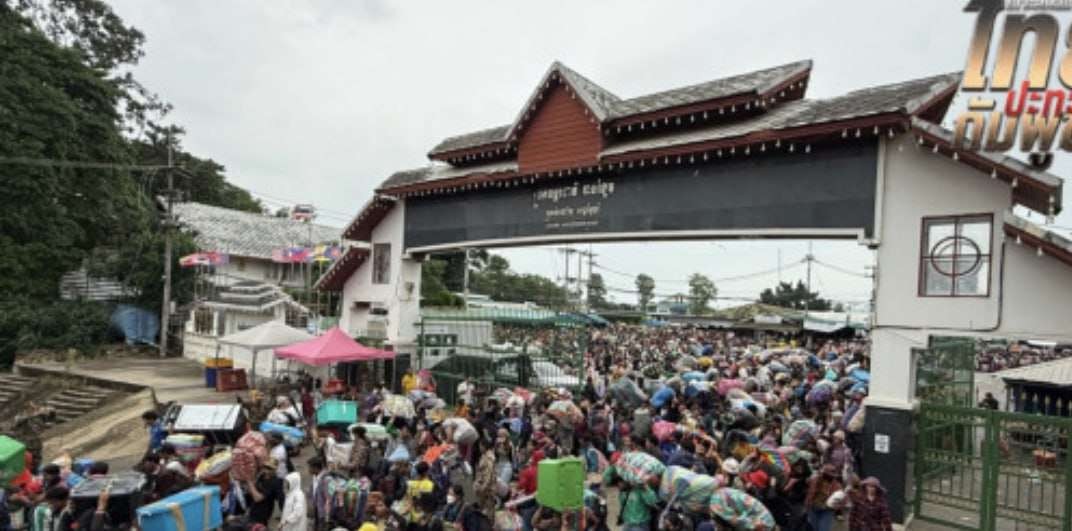 泰柬冲突升级,超20000柬民连夜逃回国境!